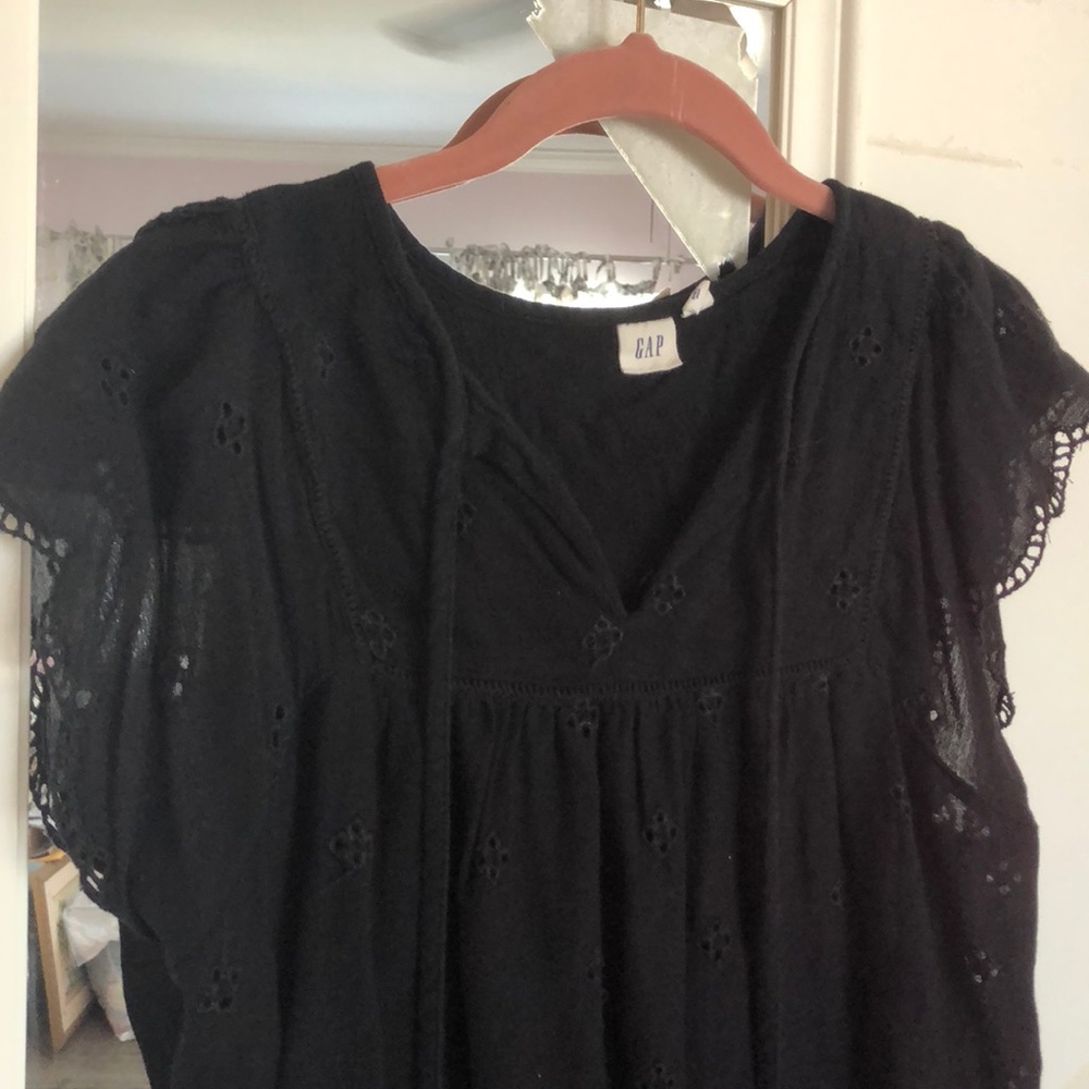 Black lace top